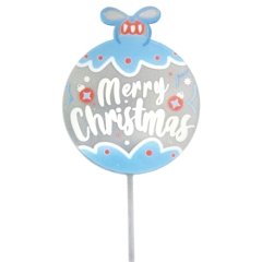 Топпер декоративный акриловый "Новогодний шарик "Merry Christmas"" , 129 ₽ Топпер декоративный акриловый "Новогодний шарик "Merry Christmas""