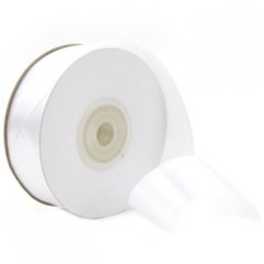 Лента для декора и упаковки Атласная Белая 2,5 см 1-25, 149 ₽ Лента для декора и упаковки Атласная Белая 2,5 см 1-25