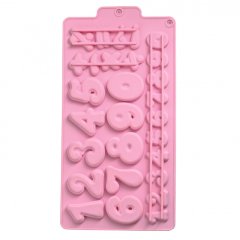 Форма силиконовая для шоколада "Цифры и знаки" 4324235, 450 ₽ Форма силиконовая для шоколада "Цифры и знаки" 4324235