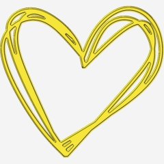 Топпер декоративный акриловый "Сердце" Золото 7 см ТСК364, 209 ₽ Топпер декоративный акриловый "Сердце" Золото 7 см ТСК364