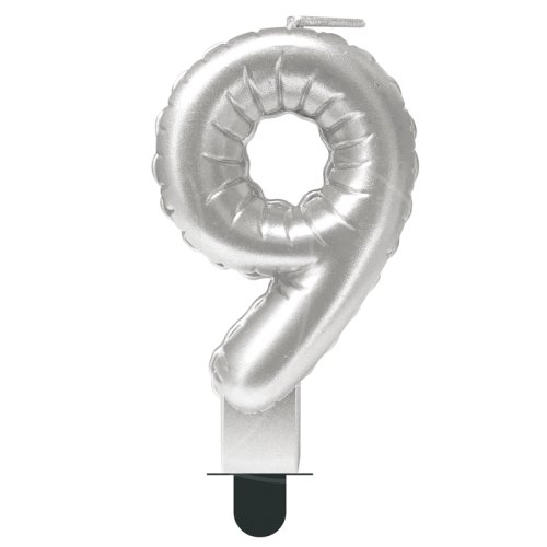 Свеча декоративная Цифра "9" Шар Серебро 622096-9	, 89 ₽ Свеча декоративная Цифра "9" Шар Серебро 622096-9