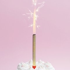 Свечи декоративные "Фонтан" 12 см 4 шт 1553639