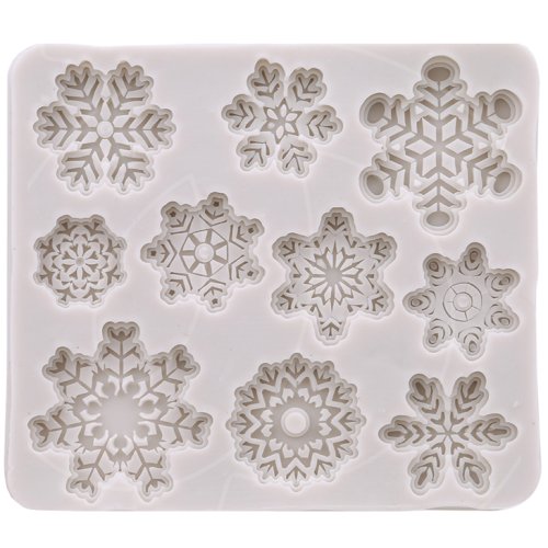Молд силиконовый "Снежинки" M-98, 190 ₽ Молд силиконовый "Снежинки" M-98