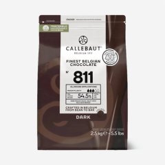 Шоколад тёмный CALLEBAUT 54,5% 250 г 811NV-595,  811-RT-U71