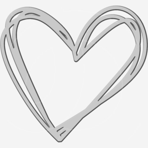 Топпер декоративный акриловый "Сердце" Серебро 7 см ТСК365, 209 ₽ Топпер декоративный акриловый "Сердце" Серебро 7 см ТСК365