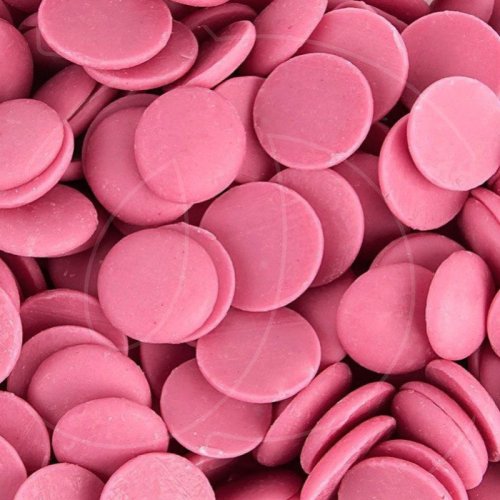 Шоколадная глазурь розовая со вкусом малины ШОКОМИЛК 200 г 