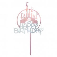 Топпер декоративный акриловый "Happy Birthday" , 99 ₽ Топпер декоративный акриловый "Happy Birthday"