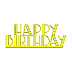 Топпер декоративный акриловый "Happy Birthday" Золото 11х4 см ТСК207, 235 ₽ Топпер декоративный акриловый "Happy Birthday" Золото 11х4 см ТСК207