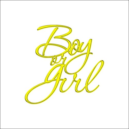 Топпер декоративный акриловый "Мальчик или девочка. Без вопроса" Золото 8х8 см ТСК53, 299 ₽ Топпер декоративный акриловый "Мальчик или девочка. Без вопроса" Золото 8х8 см ТСК53