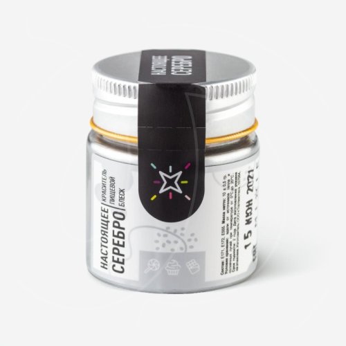 Блеск пищевой MIXIE Настоящее серебро 10 г 25070, 329 ₽ Блеск пищевой MIXIE Настоящее серебро 10 г 25070