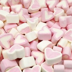 Маршмеллоу "Сердечки бело-розовые" 100 г , 195 ₽ Маршмеллоу "Сердечки бело-розовые" 100 г