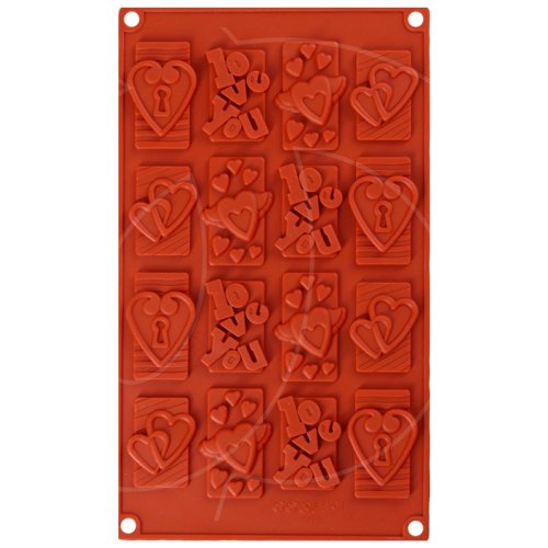 Форма силиконовая для шоколада "Любовь" 16 шт 2389452, 299 ₽ Форма силиконовая для шоколада "Любовь" 16 шт 2389452