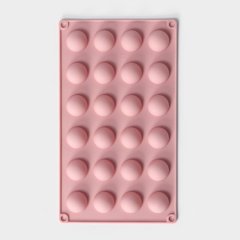 Форма силиконовая "Полусферы" 2,7 см 24 шт 4469436, сф-119, 359 ₽ Форма силиконовая "Полусферы" 2,7 см 24 шт 4469436, сф-119