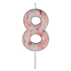Свеча декоративная Цифра "8" Мрамор 7695900, 6990837, 119 ₽ Свеча декоративная Цифра "8" Мрамор 7695900, 6990837