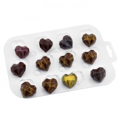 Форма пластиковая "Геометрическое сердце" 12 шт 4951343, 290 ₽ Форма пластиковая "Геометрическое сердце" 12 шт 4951343