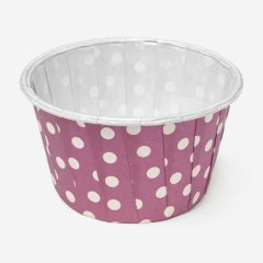 Капсула бумажная с подворотом Сиреневая в белый горошек D50 H40 1 шт Б-21		, 7 ₽ Капсула бумажная с подворотом Сиреневая в белый горошек D50 H40 1 шт Б-21