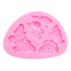 Молд силиконовый "Бабочки" 3 шт M-18, m-18, 319 ₽ Молд силиконовый "Бабочки" 3 шт M-18, m-18