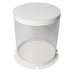 Коробка для торта тубус белая D26 H32 см , 345 ₽ Коробка для торта тубус белая D26 H32 см