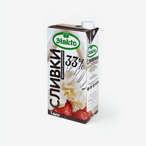 Сливки нормализованные ЭЛАКТО 33% 1 л , 660 ₽ Сливки нормализованные ЭЛАКТО 33% 1 л