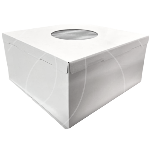 Коробка для торта с окном белая 50х50х25 см , 399 ₽ Коробка для торта с окном белая 50х50х25 см