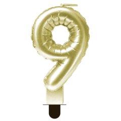 Свеча декоративная Цифра "9" Шар Золото 622095-9	, 89 ₽ Свеча декоративная Цифра "9" Шар Золото 622095-9