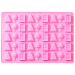 Форма силиконовая для мармелада "Сладости" 45 шт 6905688, 199 ₽ Форма силиконовая для мармелада "Сладости" 45 шт 6905688