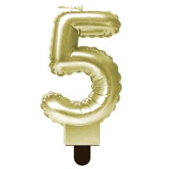 Свеча декоративная Цифра "5" Шар Золото 622095-5	, 89 ₽ Свеча декоративная Цифра "5" Шар Золото 622095-5