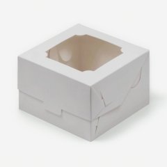 Коробка для бенто-торта с окном белая 12х12х8 см 070600 ф, 65 ₽ Коробка для бенто-торта с окном белая 12х12х8 см 070600 ф