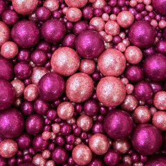 Посыпка кондитерская из дутого риса жемчуг блестящий "Ярко-розовый микс" 50 г 760, 250 ₽ Посыпка кондитерская из дутого риса жемчуг блестящий "Ярко-розовый микс" 50 г 760