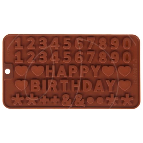 Форма силиконовая для шоколада "Happy Birthday" 1210653, сф-34, 219 ₽ Форма силиконовая для шоколада "Happy Birthday" 1210653, сф-34
