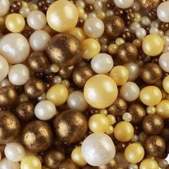 Посыпка кондитерская из дутого риса жемчуг "Бело-жёлто-бронзовый микс" 50 г 204, 79 ₽ Посыпка кондитерская из дутого риса жемчуг "Бело-жёлто-бронзовый микс" 50 г 204