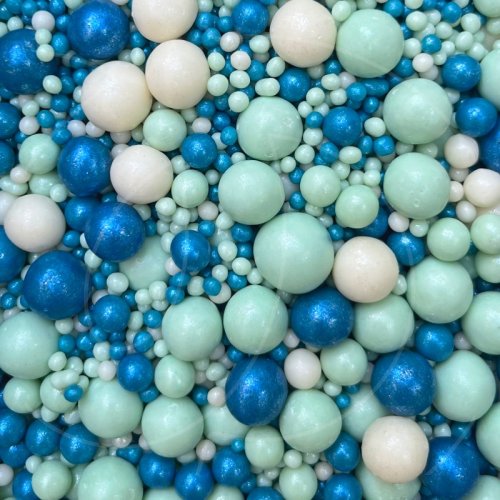 Посыпка кондитерская из дутого риса жемчуг "Бело-бирюзовый микс" 50 г 122, 79 ₽ Посыпка кондитерская из дутого риса жемчуг "Бело-бирюзовый микс" 50 г 122