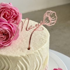 Топпер декоративный акриловый "Маме" Розовый 12х11 см , 269 ₽ Топпер декоративный акриловый "Маме" Розовый 12х11 см