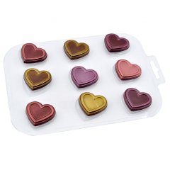 Форма пластиковая "Сердечки" 9 шт , 290 ₽ Форма пластиковая "Сердечки" 9 шт