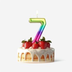 Свеча декоративная Цифра "7" Шар Радуга 5311074, 139 ₽ Свеча декоративная Цифра "7" Шар Радуга 5311074