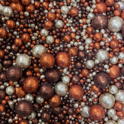 Посыпка кондитерская из дутого риса жемчуг блестящий "Медный микс" 50 г 784, 250 ₽ Посыпка кондитерская из дутого риса жемчуг блестящий "Медный микс" 50 г 784