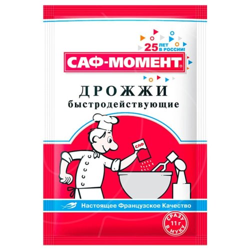 Дрожжи хлебопекарные сухие 11 г , 49 ₽ Дрожжи хлебопекарные сухие 11 г