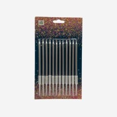 Свечи декоративные Серебро 13 см 12 шт , 199 ₽ Свечи декоративные Серебро 13 см 12 шт