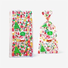 Пакетик прозрачный для сладостей "Merry Christmas" 27х13 см 10 шт  Пак-18	, 99 ₽ Пакетик прозрачный для сладостей "Merry Christmas" 27х13 см 10 шт  Пак-18