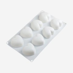 Форма силиконовая "Сердце" 8 шт 7721127, СФ-66, 579 ₽ Форма силиконовая "Сердце" 8 шт 7721127, СФ-66