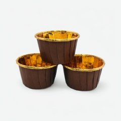 Капсула бумажная с подворотом Золото/Коричневый D50 H40 1 шт Past FB 50*40 (Brown/Gold), 9 ₽ Капсула бумажная с подворотом Золото/Коричневый D50 H40 1 шт Past FB 50*40 (Brown/Gold)