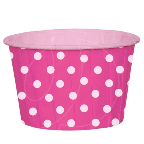 Капсула бумажная с подворотом Малиновая в белый горошек D50 H40 1 шт 41429, 6 ₽ Капсула бумажная с подворотом Малиновая в белый горошек D50 H40 1 шт 41429