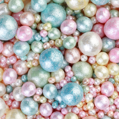 Посыпка кондитерская из дутого риса жемчуг блестящий "Нежно-разноцветный микс" 50 г 806, 250 ₽ Посыпка кондитерская из дутого риса жемчуг блестящий "Нежно-разноцветный микс" 50 г 806