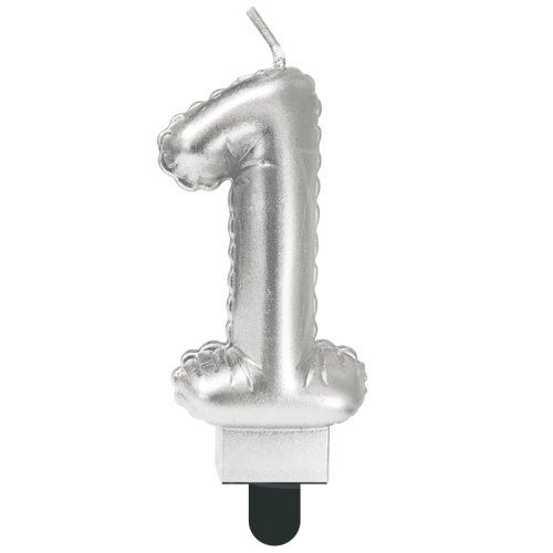 Свеча декоративная Цифра "1" Шар Серебро 622096-1	, 89 ₽ Свеча декоративная Цифра "1" Шар Серебро 622096-1