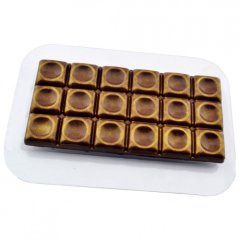 Форма пластиковая плитка шоколада "Кружочки" , 229 ₽ Форма пластиковая плитка шоколада "Кружочки"