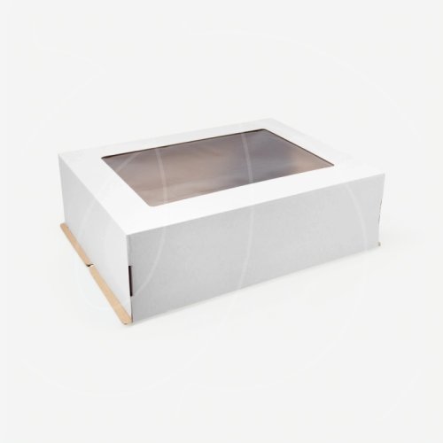 Коробка для торта с окном 60х40х21 см , 239 ₽ Коробка для торта с окном 60х40х21 см