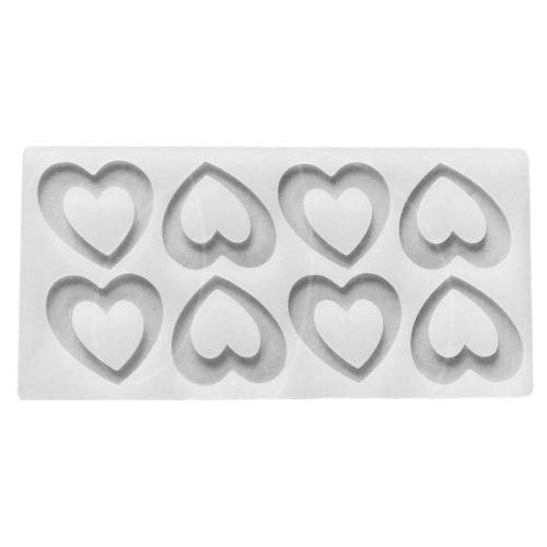 Молд силиконовый "Сердца" 5 см 8 шт СФ-5, 5553885, 299 ₽ Молд силиконовый "Сердца" 5 см 8 шт СФ-5, 5553885