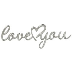 Топпер декоративный акриловый "Love горизонтальный" Серебро 11х4 см 36369, 199 ₽ Топпер декоративный акриловый "Love горизонтальный" Серебро 11х4 см 36369