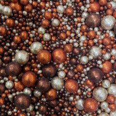 Посыпка кондитерская из дутого риса жемчуг блестящий "Медный микс" 50 г 784, 250 ₽ Посыпка кондитерская из дутого риса жемчуг блестящий "Медный микс" 50 г 784