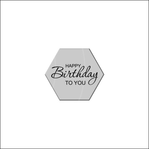 Набор топперов декоративных акриловых "Happy Birthday to you. Шестигранник" Серебро 4х3,5 см 5 шт ТСК89, 199 ₽ Набор топперов декоративных акриловых "Happy Birthday to you. Шестигранник" Серебро 4х3,5 см 5 шт ТСК89